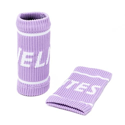Velites I Muñequera de Tela Flexible Lila I Proporciona sujeción y Seguridad para Tus Entrenamientos I para un Mejor Agarre en Barra I Protege la Piel