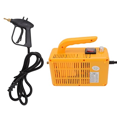 Limpiador de Vapor de Alta Presión, Máquina Limpiadora a Vapor de Alta Temperatura de 2600W con Linterna Y Tubo de Extensión, Máquina de Limpieza Port