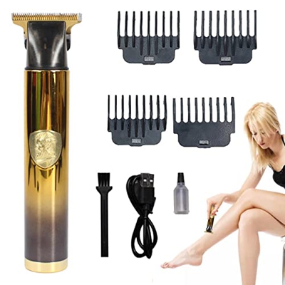 T9 Electric Hair | Cortadora de barba recargable en relieve para hombres - Cortadora de pelo inalámbrico con cuchilla en T para bigotes, cabello de na