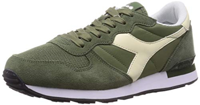 Diadora Camaro, Zapatillas Bajas Unisex Adulto, Verde (Olivine Whisper White), 44 EU