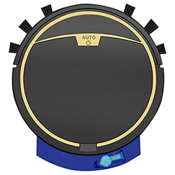 Qawadu Robot Aspirador AplicacióN Inteligente Control Remoto MáQuina de Limpieza InaláMbrica Barrido de Piso Aspiradora en Seco y HúMedo, Negro precio
