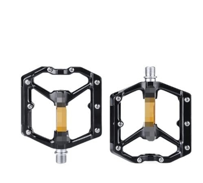 CBUQB YUAILI Store Ajuste for Bicicleta, Pedal de Aluminio, Piezas de Carretera BMX urbanas de montaña, rodamiento Sellado, Plataforma Plana, Pedales 