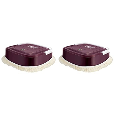 POPETPOP 2 Uds. De Pelos Que Cargan El Trapeador Limpieza Automática USB Pisos Automáticos Portátiles Robot Púrpura para El Cabello Herramienta Limpia