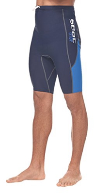 Seac Rashguard - Pantalón Corto para Hombre, Tejido de Licra de Alta Elasticidad, protección UV 97,5% y Confort para Caminar a pie