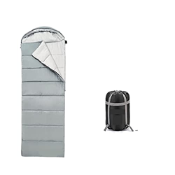 REYNEM Saco de Dormir for Acampar Ligero 4 Estaciones Cálido y amp;Saco de Dormir de mochilero con sobre frío for Viajes al Aire Libre Senderismo (Col características