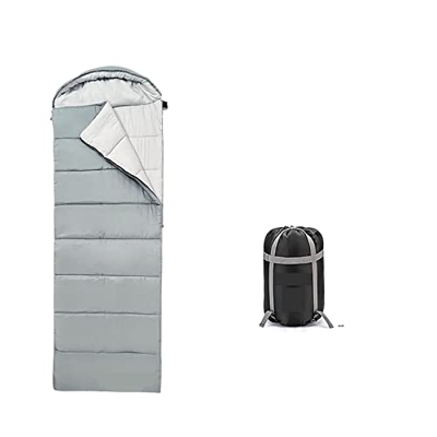 REYNEM Saco de Dormir for Acampar Ligero 4 Estaciones Cálido y amp;Saco de Dormir de mochilero con sobre frío for Viajes al Aire Libre Senderismo (Col