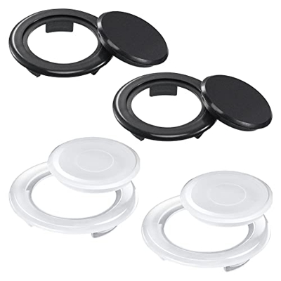 HOTMNTY Anillo de Agujero de Sombrilla,Juego de Anillo y Tapa con Orificio,Anillo y Tapa para Sombrilla de Mesa de Patio,Anillo de Agujero de Paraguas