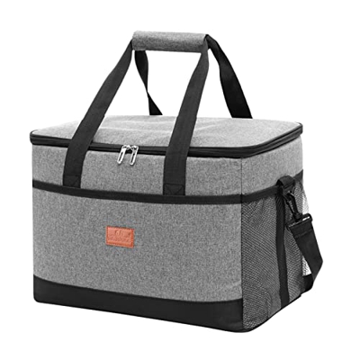 Zeroall Classic Bolsa Térmica Nevera Portátil de 33L Bolsa Aislante Nevera para Picnic y Camping, Bolsa Isotérmica para El Aire Libre Playa Barbacoa C