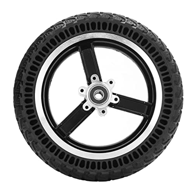 EVTSCAN - Cubo de Rueda Delantera para Patinete eléctrico de 9 x 2,25 Pulgadas, Rueda de Panal Que Absorbe los Golpes para Patinete eléctrico KU GOO M