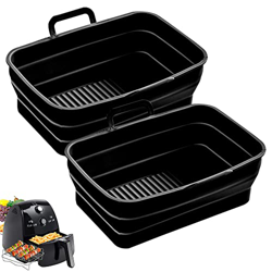 SylviaCara Olla de silicona, olla de silicona para freidora de aire, olla de silicona para freidora de aire Ninjas cesta de freidora de aire de silico características