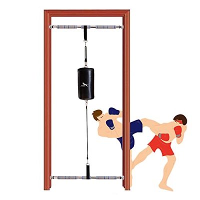 Saco de Boxeo Punching Ball Saco De Boxeo De Doble Extremo, Saco De Boxeo Para Puerta/marco De Puerta Para Adultos Niños Adolescentes Relajación, Saco