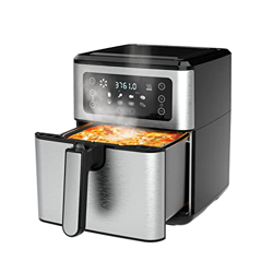 MMAXZ Freidoras de Aire Pantalla táctil Digital con 8 Recetas preestablecidas Horno Cocina Protección contra el Calor Freidoras de Cocina (Color : A,  precio