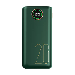 #xdehex Cargador portátil 20000Mah Carga rápida Pantalla LED inteligente Banco de energía 5V 2 1A Salida USB dual Compatible con, Verde #02k5e0, M precio