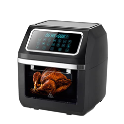 MMAXZ Horno Inteligente Tostador asador deshidratador Horno de encimera con Pantalla táctil Digital LED Cocina Horno freidora de Aire Caliente (Color  características