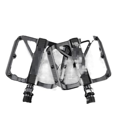 YUAILI Store Ajuste for Pedales de Bicicleta 3 rodamientos Antideslizantes MTB Pedales aleación de Aluminio Plano aplicable Impermeable Accesorios de 