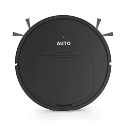 TPPIG Robot limpiador automático 3 en 1 inteligente escoba robot aspirador perezoso limpieza doméstica robot barredora inalámbrica, negro A en oferta