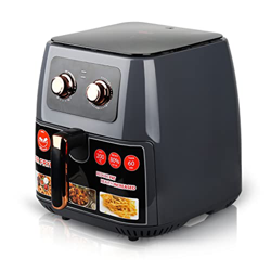 MMAXZ Freidora de Aire eléctrica Freidora de Aire Caliente eléctrica de 7 Cuartos Horno Cocina sin Aceite Olla Antiadherente (Color : A) precio