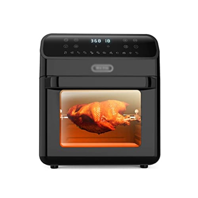 MMAXZ Freidora de Aire Horno Tostador Recetas de Cocina preestablecidas Hornos Airfryer Pantalla táctil LCD Digital Horno de Cocina (Color : A, Size :
