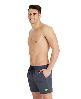 ARENA M Tumby Boxer, Short De Playa Hombre, Asphalt-sorbet, XXL