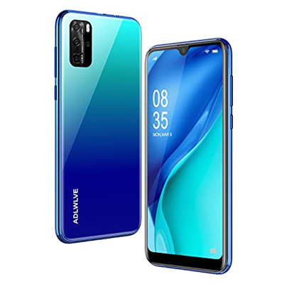 4G Moviles Libres Baratos, Pantalla 6,3 Pulgadas, 32GB/64GB ROM, 3GB RAM, Android 9.0 Smartphone Libre,4600mAh Batería,Smartphone Barato Dual SIM, 8MP