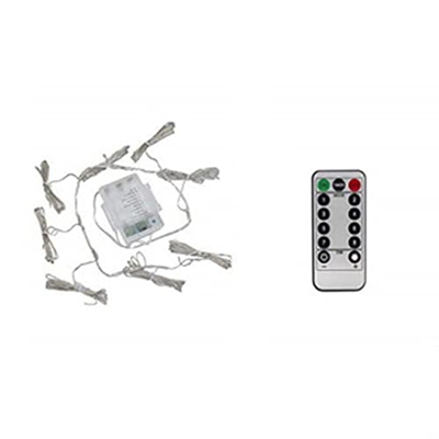 VENNSDIYU Parasol Cadena Luz Jardín Paraguas Tira Lámpara Iluminación exterior Barbacoa