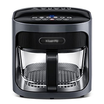 MMAXZ Freidora de Aire de 4.5L sin Aceite Freidoras eléctricas Perspectiva Cocina Freidoras Ayr Pantalla LED Ajuste de Temperatura (Color : A)