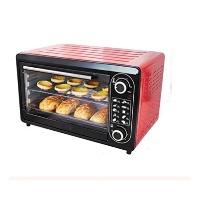 MMAXZ Horno Tostador de encimera, Horno eléctrico Multifuncional, 48L, electrodomésticos tostadores de panadería, Temporizador eléctrico de 220V (Colo