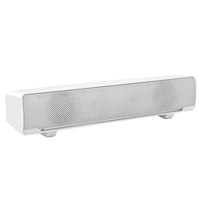 Yunxwd Barra de Sonido estéreo con Cable USB, Reproductor de música, Sonido estéreo 3D, Caja de Sonido Envolvente de Graves, Entrada de 3,5mm para PC 