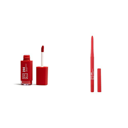 3INA MAKEUP - Vegan - The Longwear Lipstick 244 + The Automatic Lip Pencil 244 - Labial de 12H de duración y Perfilador de Labios Retráctil - Makeup S características