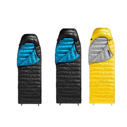 Sacos de Dormir Saco de Dormir de plumón, plumón de Ganso Blanco Claro, Nailon 20D, for Acampar al Aire Libre, Senderismo, Equipo de Dormir Impermeabl precio