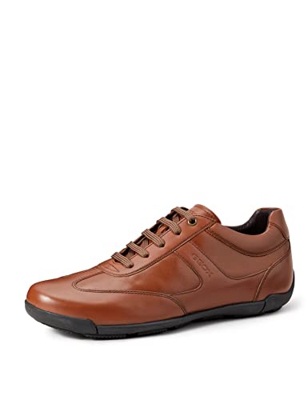 Geox U EDGWARE A, Zapatillas, para Hombre, Marrón (Marrón), 43 EU