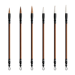 Juego De Cepillo Kanji,Cepillo De Caligrafía China,Pluma De Caligrafía China,Pinceles Chinos Para Acuarela,Para Escribir Caracteres Chinos,6 Piezas,3  precio