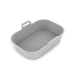 Cestas de freidora de Aire de Silicona Revestimiento de freidora de Aire Revestimiento de freidora de Aire Rectangular/Redondo Accesorios de freidora  en oferta
