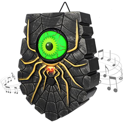 Timbre De Araña De Halloween Decoracion,Aterrador Timbre De Araña De Un Ojo,Timbre De Araña con Brillo Y Sonido, Timbre De Araña Aterrador con Globos  precio