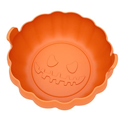 Almohadilla para freidora de aire en forma de calabaza de Halloween Accesorios para freidora de aire reutilizables de silicona antiadherente Material 