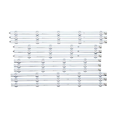 CARZE 12 PCS LED Falta de retroiluminación Lámpara Ajuste for LG 47"TV 6916L-1259A 6916L-1260A 6916L-1261A 6916L-1262A LC470DUE SF R1 R2 R3 R4 U1 47LA