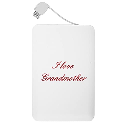 My Custom Style POWERCARD 8000mAh ULTRAPIATO 135x67x14#Abuelos-Love Grandmother#