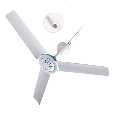 5v Ceiling Fan Air Cooler Hanging USB Powered Tent Fans for Bed Camping Outdoor (Size : X-Large) (X)