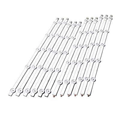 CARZE LED Tira de retroiluminación 10 lámpara Apta for LG 50"TV 50LN5400 50LA620V 6916L-1276A 1273A 1272A 1241A 50LA6208 5 0ln540v Tiras de luz de Fon