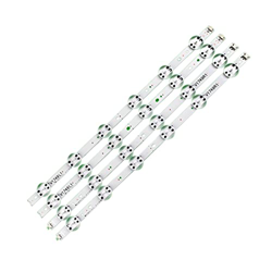 CARZE 4 Piezas DIRIGIÓ Falta de retroiluminación Adecuada for LG 49 '' TV 6916L-2862A 6916L-2863A V17 49 R1 + L1 Art3 49UJ670V-ZD 49UJ651V LC490DGG (F en oferta