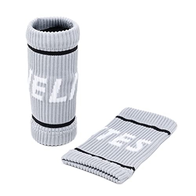 Velites I Muñequera de Tela Flexible Gris I Proporciona sujeción y Seguridad para Tus Entrenamientos I para un Mejor Agarre en Barra I Protege la Piel