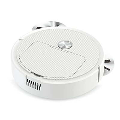 Flashing Robot Aspirador USB Recargable Robot de Barrido Inteligente Aspirador de Barrido Automático (Color : White, Size : 220x62mm)