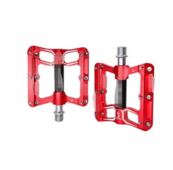YUAILI Store Ajuste for Pedal de Bicicleta 3 rodamientos Antideslizante MTB Pedales aleación de Aluminio Plano aplicable Impermeable Pedales de Bicicl precio