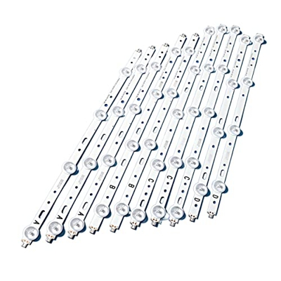 CARZE TV LED Barras Ligeras aptas for Philips 4 0PFL3208T / 60 40PFL3208H / 12 40PFL3108T / 60 40PFL3078 / 12 Kit de Tira de retroiluminación LED Lámp