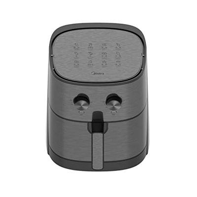 Freidora sin aceite, Panel de Control Digital Táctil, Fácil de Limpiar, Capacidad 6.5 L, 1725 W, Temperatura y tiempo regulable, Color Negro (Color : 