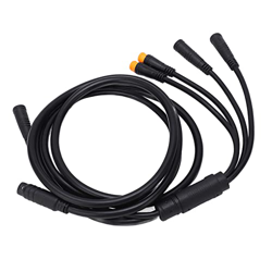 Cable de Bicicleta eléCtrica de 1 a 5 Tenacidad FáCil de Llevar ArtesaníAs Exquisitas Conector de Cable de Batería de Litio para Bicicleta eléCtrica p en oferta