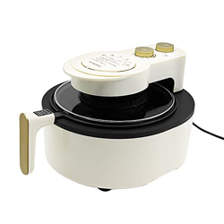 Freidora sin Aceite 6L, Freidora de Aire 2 en 1 para Freír o a la Parrilla, con Poco o Sin Aceite, Pantalla Digital Táctil (Color : Blanco, Size : 6L) en oferta