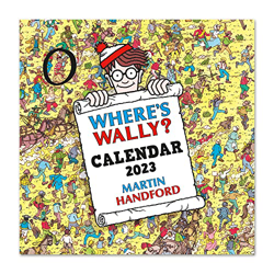 Grupo Erik Calendario Dónde está Wally 2023 - Calendario 2023 pared con certificado FSC - Calendario mensual 30x30 cm - Producto con licencia oficial, características