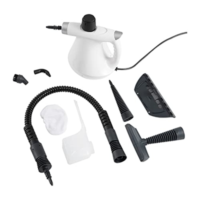 Auoesiwi Limpiador Vapor Mano,Limpiador De Vapor De Alta Presion para Quitar Manchas,Alfombras,Cortinas,Asientos De Auto,Limpieza De Ventanas