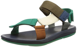 Camper Match, Sandalias Hombre, Multicolour Green Brown White, 44 EU precio